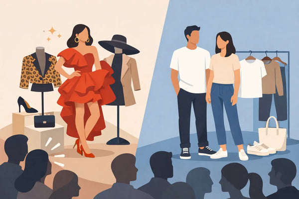 Statement Clothing vs Basics: What Gets Noticed?